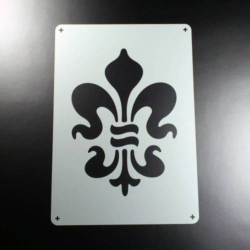 Schablone Schwertlilie Fleur de Lys - BE58