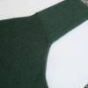 Damenpullover mit separatem Rollkragen  gestrickt in Tannengrün  aus 100% Alpaka  weich und kuschelig  Größe S M Bild 7