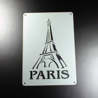 Schablone Paris Schriftzug Eiffelturm - BS04 Bild 1