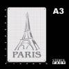 Schablone Paris Schriftzug Eiffelturm - BS04 Bild 4