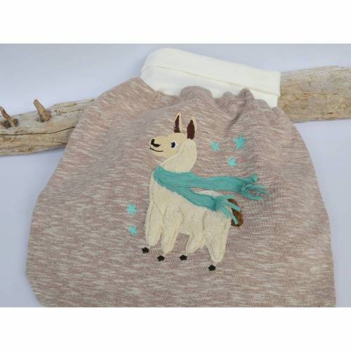 Stickdatei Lama Winterlama 2er SET für den 13x18cm Stickrahmen