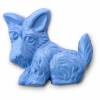 Prym Kunststoffknöpfe mit Öse Hund hellblau 4 Stk. Bild 3