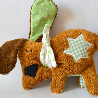 Nähanleitung Hund Wacki inkl. Schnittmuster