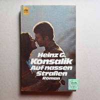 Taschenbuch H.G.Konsalik, Auf nassen Straßen,  Roman, Erscheinungsjahr 1962 Bild 1