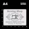 Schablone Sewing Shop Needles Parts - BS52 Bild 2