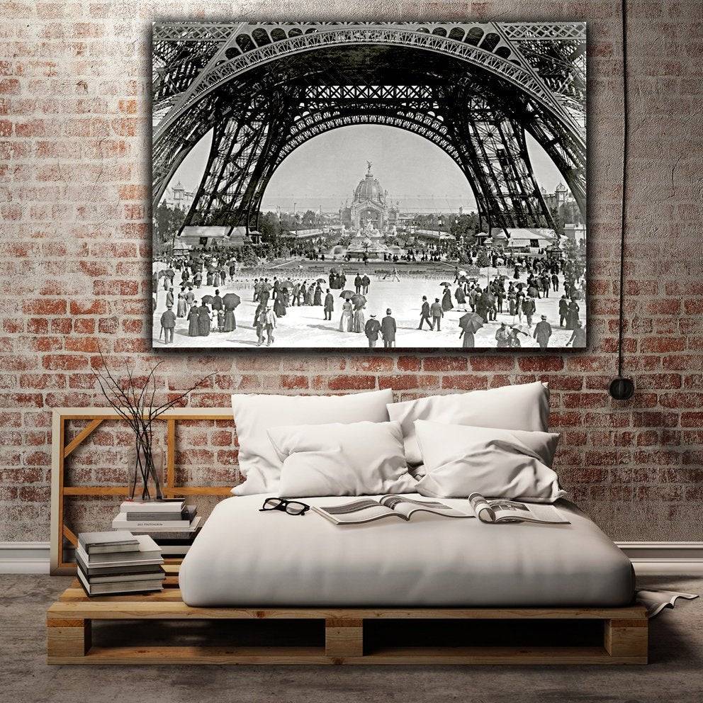 Eiffelturm Paris 1p Bild Bilder auf Leinwand Wandbild Poster 