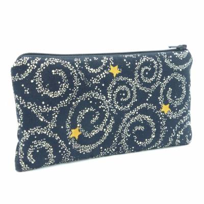 Handytasche Sternenwirbel mit Reißverschluss und zusätzlicher RV-Innentasche