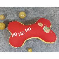 Weihnachts - Kuschelknochen für Hunde " HoHoHo " Bild 1