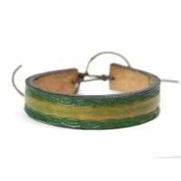 Armband aus Leder / Lederarmband - Ethno Boho Hippie Vintage Mittelalter Design - Handgemacht Bild 1