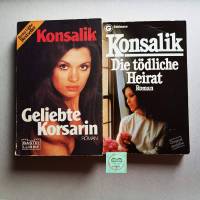Taschenbuch H.G.Konsalik, Geliebte Korsarin,  die tödliche Heirat, Roman, Erscheinungsjahr 1978 Bild 1