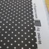 Jersey Baumwoll Jersey Verena Punkte  Dots Tupfen 3 mm dunkelgrau - weiß, Oeko-Tex Standard 100(1m/13,-€) Bild 2