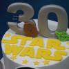 Tortenaufleger Fondant Geburtstag Tortendeko Star Wars  Yoda Lichtschwerter Bild 4