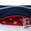 Taschenorganizer dunkelblau rot Bild 3