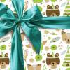 Geschenkpapier | Indianer Bär grün - personalisierbar Bild 3