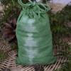 Säckchen Sack Beutel Tasche Täschchen Geschenkverpackung mit Schleife Kordel grün Batik handgefärbt für Gutschein Schmuck Geld Geschenke Bild 4