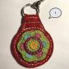 Mandala-Schlüsselanhänger aus Wollfilz – kleines, feines Mitbringsel für die beste Freundin Bild 2