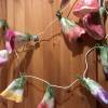 Zauberhafte Schirmchen für LED-Lichterkette, handgefilzt aus Wollvlies vom Merinoschaf (1) Bild 4