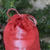 Säckchen Sack Beutel Tasche Täschchen Geschenkverpackung mit Schleife Kordel rot Batik handgefärbt für Gutschein Schmuck Geld Geschenke Bild 2