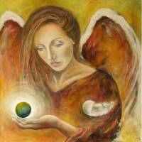 Kunstkarte "Engel der Wunder" Bild 1