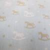 Baumwolle, Popeline, Schaukelpferd mit Sternen Babystoff (1m/9,-€) Bild 2