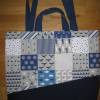 Stofftasche aus Baumwolle mit vier Henkeln Bild 2