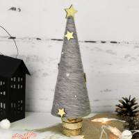 Deko Tannenbaum aus Wolle in zwei Größen ~ Weihnachtsdeko | Weihnachten Bild 4