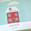 kleines Weihnachtsalbum Haus im Schnee Tannenbaum Fotoalbum Album Weihnachten Weihnachtsgeschenk personalisiert Familie Geschenk Bild 4
