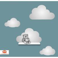 Wandtattoo-Set: Wolken grau - passend für 55 cm Regal Bild 1