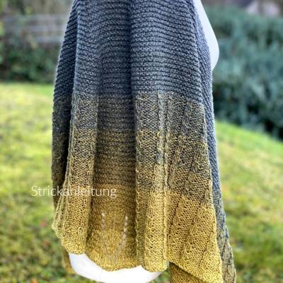 Strickanleitung Lizas Tuch Dezembermond