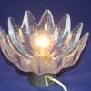 60er Jahre Glas Lampe in Blütenform Bild 1