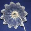 60er Jahre Glas Lampe in Blütenform Bild 3