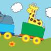 ECO Kinderbordüre: Bunte Eisenbahn mit Tieren - 18 cm Höhe Bild 9