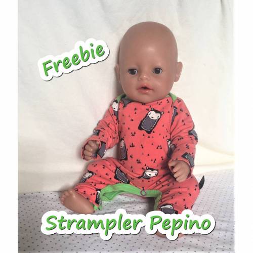 Freebook Strampler Pepino Puppen
