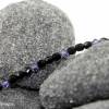 außergewöhnliche Kette lilagrau & schwarz, tansanite - unbeschreiblich schöne Farbe - elegante Halskette auf Wunschlänge Bild 4