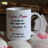 Tasse - Liebe Mama - als ich klein war Bild 1