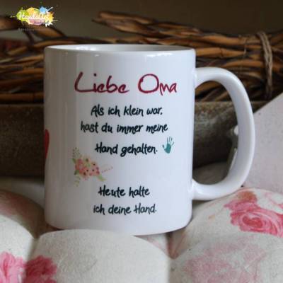 Tasse - Liebe Oma - als ich klein war