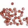 30 Perlen, Glasperlen, 6mm, Millefioiri, Schmuckperlen, Muster, 06832 Bild 2