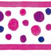 ECO Kinderbordüre: Aquarell Dots Nr.2 - viele Farben - 10 cm Höhe Bild 6