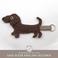 Schlüsselanhänger Dackel, Taschenanhänger Hund, Anhänger Bild 3