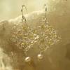 Gelber Saphir-Perle-Ohrhänger, Silber Bild 3