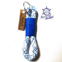 Schlüsselanhänger blau weiß Marke AlsterStruppi Bild 1