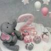 Tortenaufleger Fondant Geburtstag Tortendeko Elefanten Mädchen Luna Bild 4