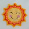 Lachende Sonne, Applikation Bild 3