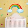 006 Wandtattoo Kinderzimmer Regenbogen Sonne Wolken Sterne Sticker - in 6 Größen - Kinderzimmer Sticker Babyzimmer Wandaufkleber Bild 3