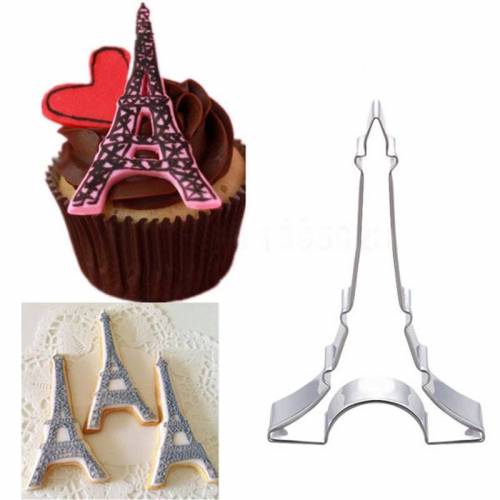 Ausstechform Eiffelturm, Paris,  Edelstahl, Plätzchen, Form für Gebäck, backen, Formen, 87x48 mm