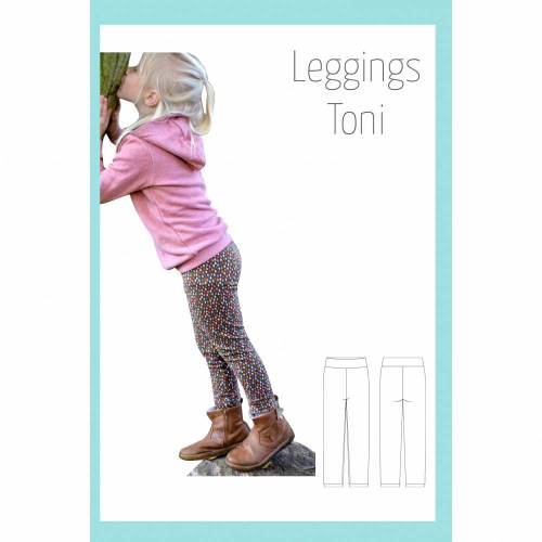 Leggings Toni Gr. 98-122 mit oder ohne Nahtzugabe