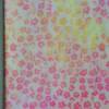 Baumwollstoff Voile zart transparent rosa gelb 50 cm x 150 cm   Nähen Stoff Bild 2