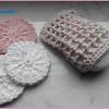 Seifensäckchen, Seifennetz aus Baumwolle, Mint, Grau, Rosa Bild 6