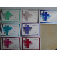 Enladungskarten zur Konfimation Junge Mädchen Einladungen Kreuz Einladung Kommunion Einladungskarte Farben nach Wahl Bild 1