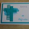 Enladungskarten zur Konfimation Junge Mädchen Einladungen Kreuz Einladung Kommunion Einladungskarte Farben nach Wahl Bild 6